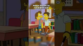 Nelson Stand Up For A Blind Kid! | #thesimpsons #simpsons