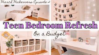 TEEN BEDROOM GLOW-UP // Super budget friendly teen room makeover using Amazon finds