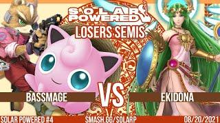 Solar Powered #4 - SSBU - LVD | BassMage(Fox/Jigglypuff) vs Ekidona(Palutena) - Winners Finals