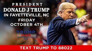 LIVE: President Trump in Fayetteville, NC