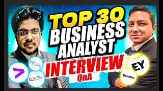 [ Top 30+ ] business analyst interview questions and answers | business analyst interview questions