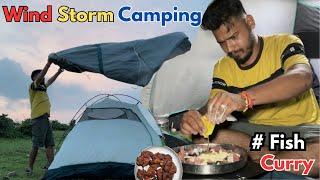 Camping In The Heavy Wind | Wind Camping In India |Bora The Camper