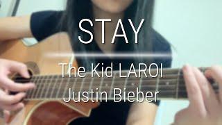 STAY - The Kid LAROI, Justin Bieber (Fingerstyle Guitar Cover by Angela Deng)