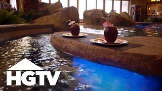 Indoor Year-Round Lagoon Pool | HGTV