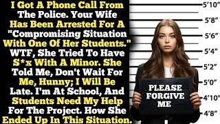 "Wife Arrested for Pedophile Behavior with a Student!"