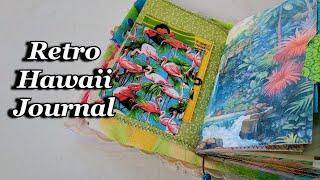 Hawaii Retro Style Junk Journal