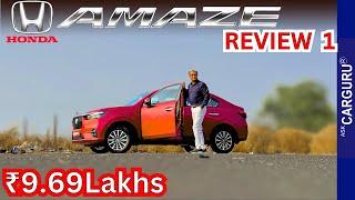 4 Cylinders iVTEC का दम, Honda Amaze Review 1  Ask CARGURU