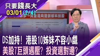 DeepSeek引動AI接棒演出 港股吃軟不吃硬,陸股跟上?美股7巨頭撐得住高崗?川普無差別攻擊 搶進陸港股妥當?【20250301(第2/4段)只要錢長大*鄭明娟(林昌興)】