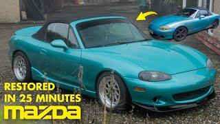 Resurrecting a Forgotten Miata: 18-Month Restoration Journey in 25 Minutes!