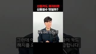 신용카드 해지하면 신용점수 진짜 깎일까?