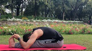 Paschimottanasana for beginners, Deep Forward Fold/Bend with Sahil