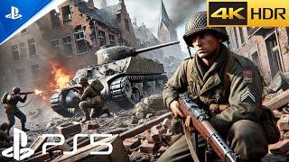 (PS5) Devastation in Aachen Germany 1944 | Ultra Realistic Graphics Gameplay [4K 60FPS HDR] COD WW2