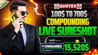 Quotex Secrets: $100 to $700 Compounding Strategy | How to Win Every Trade in Quotex Trading #quotex