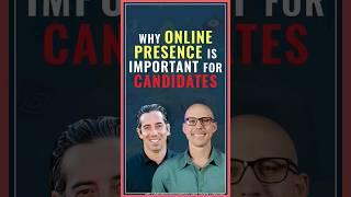 Why Online Presence Is Important for Candidates. #SRU #salesrecruitinguniversity #salesreps