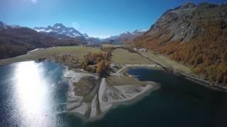 Silvaplanersee im Engadin (Schweiz)