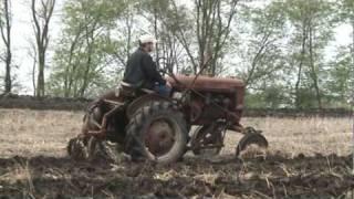 Farmall A plowing