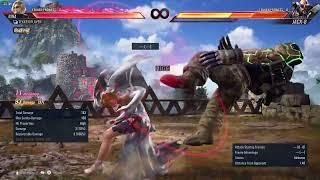 TEKKEN 8 CBT NINA  BUTTERFLY LOOP COMBO 120% DAMAGE