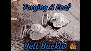 Forging a Leaf Belt Buckle