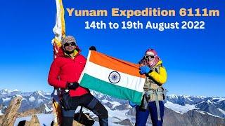 Mount Yunam Expedition | August 2022 - By Parth Upadhyaya