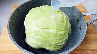 Why Didn't Know This Cabbage Recipe Before? Better Than Meat | Easy Cabbage Recipe