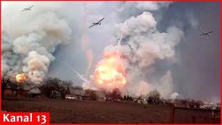 Ukraine hit Russian air bases and ammunition depots, Russia reduced airstrikes on Ukraine by 70%