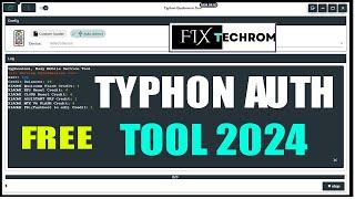 Typhon Auth Tool 2024 | Unlock FRP Security | Support MTK V6 Flashing | Free Download