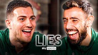 How many Portuguese footballers can Bruno Fernandes & Dalot name in 30 seconds? | LIES