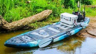 Hitting The River On The SICKEST Fishing Stand Up Paddleboard! VIBE MAVERICK 120