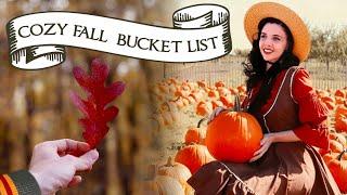 COZY FALL BUCKET LIST 10 Autumn Activities  Cottagecore Slow Living Ideas