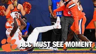 Clemson's Joseph Ngata Goes Full Extension To Bring In TD Grab  | ACC Must See Moment