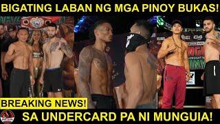 2 Undefeated Pinoy na sila Suarez at Zamora LABAN na sa Undercard ni Munguia BUKAS!