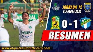 VICTORIA CREMA/ Nueva Concepción 0 vs Comunicaciones 1 /Jornada 12 Clausura 2022 -RESUMEN-