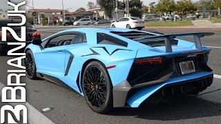 Blu Cepheus Lamborghini Aventador LP750-4 SV