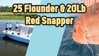 The Flounder Bite was Hot and Snapper Fishing  was Epic