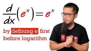 Why is the derivative of e^x equal to e^x?