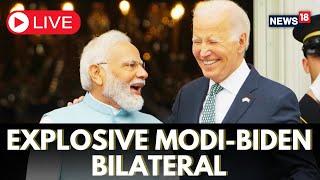 PM Modi Meets Joe Biden LIVE | Modi Biden Bilateral Meet LIVE | Modi US Visit 2024 | US News | N18G