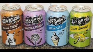 Ben Shaws Soft Drink: Bitter Shandy, Dandelion & Burdock, Cream Soda & Cloudy Lemonade Review