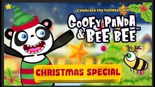 Goofy Panda & BeeBeeCHRISTMAS SPECIALAnimations with Sounds for Babies to LAUGH!