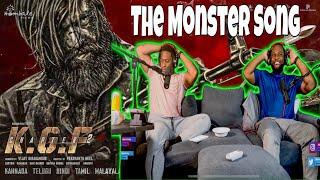 The Monster Song - KGF Chapter 2 |Brothers Reaction!!!!