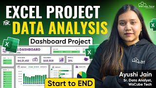 EXCEL Full PROJECT for Data Analysis with AI | End-to-End Excel Dashboard Project in 1 Hours