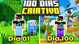 SOBREVIVI 100 DIAS NO MINECRAFT CRIATIVO 1.19 - O FILME