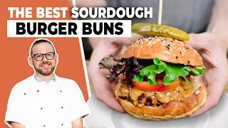 How to Make Perfect Sourdough Burger Buns with the Yudane Method