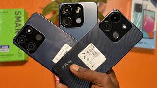 Infinix Smart 7 Plus vs Tecno Pop 7 Pro vs Itel A60 Comparison and Review