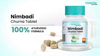 myUpchar Ayurveda Nimbadi Churna Tablets Purifies Blood & Treat Fungal Infection, Ringworm, Eczema