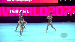 Israel (ISR) - 2022 Acrobatic Worlds, Baku (AZE) - Balance Qualification  Women's Group