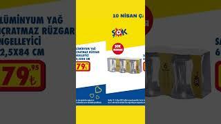 10 NİSAN ÇARŞAMBA ŞOK MARKET'E GELECEK ÜRÜNLER.     #aktüel #indirim#çeyizlik #hesaplıalışveriş#şok