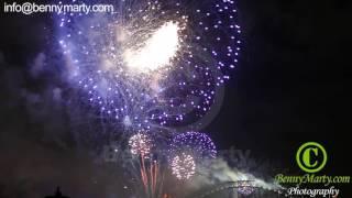 Harbour Bridge Violet Fireworks