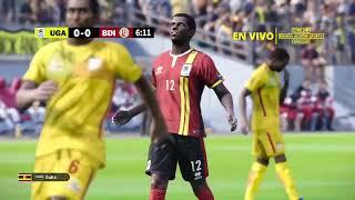 efootball pes21 gameplay Uganda vs Burundi  Football Match | African Nations Championship 2024 |