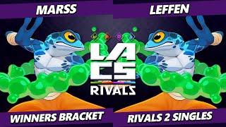 LACS Rivals - Marss (Ranno) Vs. Leffen (Ranno) Rivals of Aether 2 - RoA2