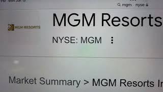  MGM Resorts International MGM Stock Trading Facts 